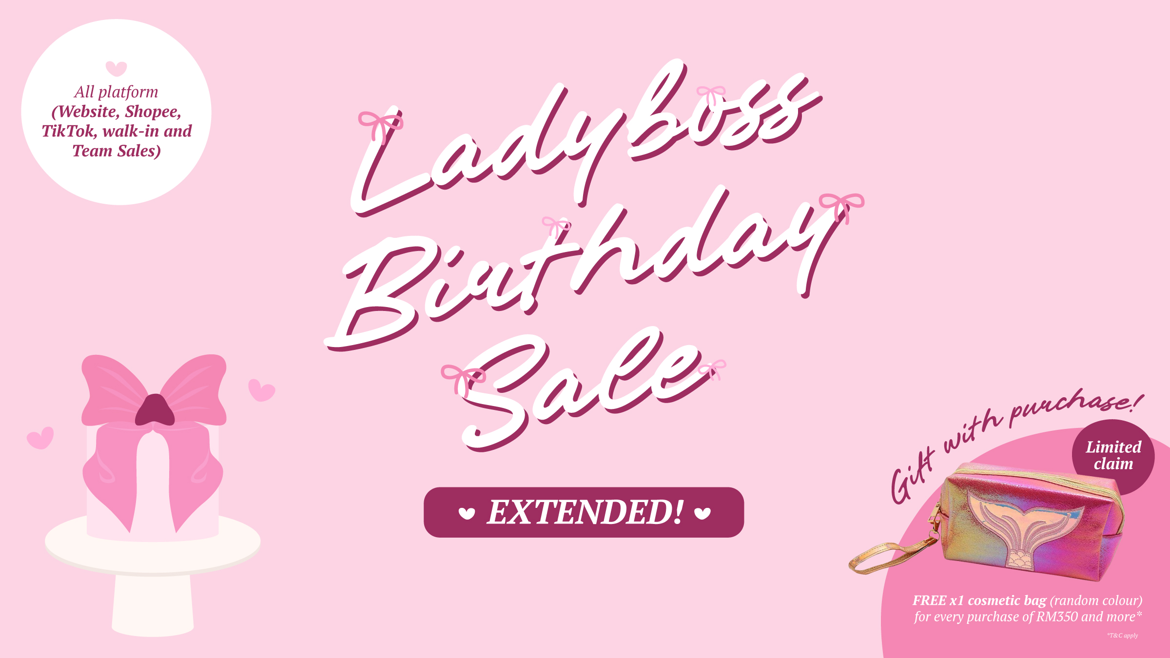 Ladyboss Birthday Sale Extended